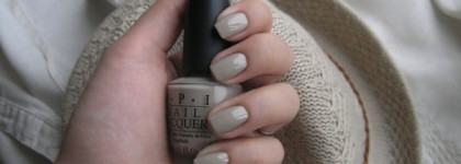 Серость, бежесть, нюдость с OPI Nail Lacquer H54 "Did you 'ear about Van Gogh"
