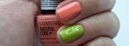 Lumene Natural Code Nail Styler Mini Nail Polish в оттенках 10 Bohemian и 14 Coral Crash