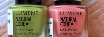 Lumene Natural Code Nail Styler Mini Nail Polish в оттенках 10 Bohemian и 14 Coral Crash