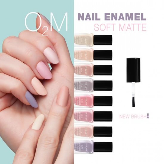 Капризная эмаль O2M Breathable Nail Enamel Soft Matte от Inglot