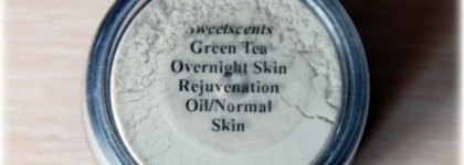 Мои помощники в борьбе за красивую кожу: Sweetscents Green Tea Overnight Skin Rejuvenation Oil/Normal Skin, Exfoliaс Reconstructive cream, Волшебная пенка для купания