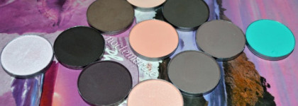 Штучные матовые тени для век Make-Up-Secret professional eyeshadow. Было ли знакомство удачным?