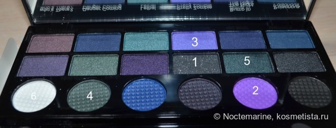 2 макияжа глаз с палеткой Give them nigthmares от Make-up Revolution