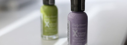 А миленько вышло! | Sally Hansen Xtreme Wear Nail Color 270 Lacey Lilac и 110 Green with Envy