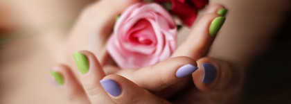 А миленько вышло! | Sally Hansen Xtreme Wear Nail Color 270 Lacey Lilac и 110 Green with Envy