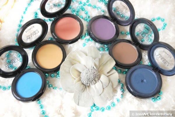Тени для век Divage Velvet eye shadow 7316, 7317, 7318, 7319, 7320, 7321