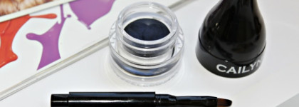 Синяя матовая гладь с Cailyn Gel eyeliner Gel03 Blue
