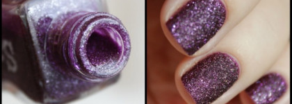 Красивый , но не идеальный Konad Sandy Purple Glitter