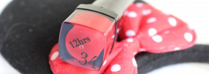 А продержится ли на губах 12 часов? Bourjois Rouge Edition 34 Cherry my cherie