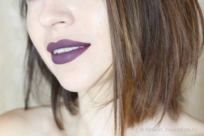 Фаворит фаворитов Lime Crime - одна из любимых матовых помад и неоднозначный оттенок Jinx