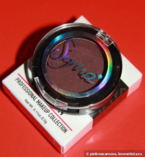 Тени для век Sigma Eye Shadow #Elysees - багровый оттенок, с помощью которого можно создать как вечерний, так и более нежный макияж