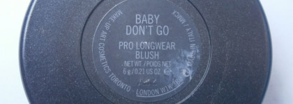 Еще один скульптор для светлокожих - MAC Pro Longwear Blush в оттенке Baby don't go