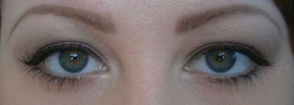 Бюджетные, но весьма неплохие  - матовая помада и жидкая подводка от Stellary