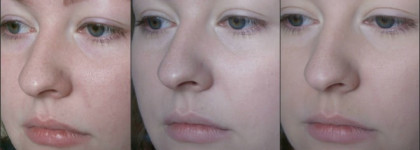 Limoni -  Baked Powder №01, «Volume up» Volume mascara №04 brown, Lip Gloss №41 и №42