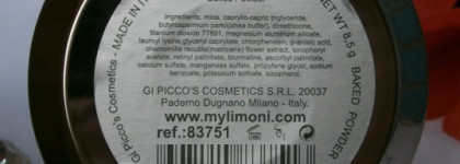 Limoni -  Baked Powder №01, «Volume up» Volume mascara №04 brown, Lip Gloss №41 и №42