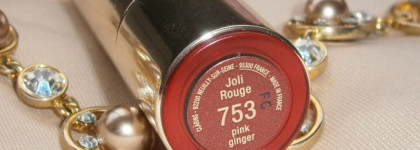 Clarins Joli Rouge Moisturizing Long-Wearing Lipstick в оттенке 753 pink ginger