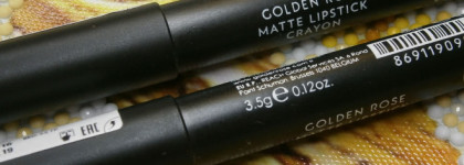 Golden Rose Matte Lipstick Crayon в оттенках №11 и №14