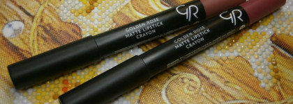 Golden Rose Matte Lipstick Crayon в оттенках №11 и №14