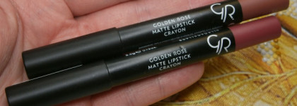 Golden Rose Matte Lipstick Crayon в оттенках №11 и №14