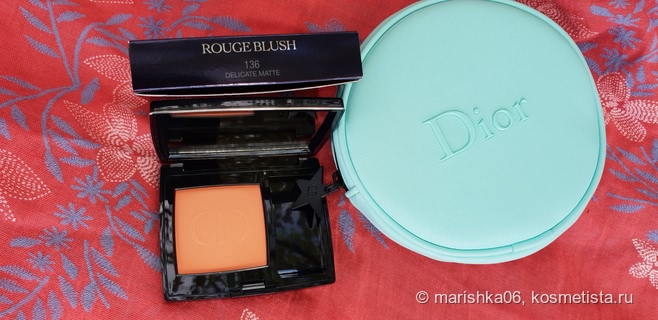 Dior Rouge Blush Couture Colour Long-Wear Powder Blush 136 Delicate Matte
