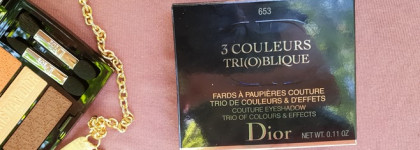 Dior Tri(О)Blique Couture Eyeshadow Palette Trio Of Colours & Effects 653 Coral Canvas
