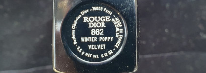 Малиновый Мак - Dior Rouge Dior Lip Colour Winter Poppy 862, Velvet Finish