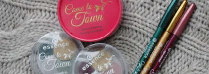 Рождественская коллекция от essence - Come to Town. Часть 1: пудра для тела, тени для век и карандаши для глаз