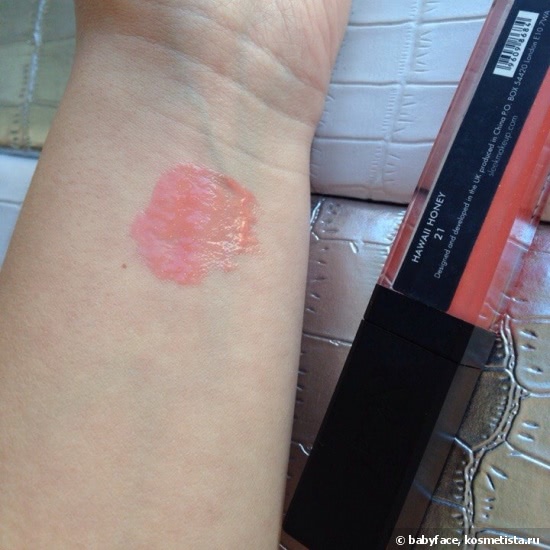 Будь гавайской няшей с Sleek MakeUP Gloss Me Lip gloss #21 Hawaii Honey