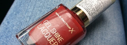 Max Factor Gel Shine Lacquer Radiant Ruby - бюджетный красный