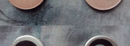 Моя палетка от МАС. МАС Eye Shadow/Pro Palette Refill Pan Phloof!, Naked lunch, Patina,Satin taupe