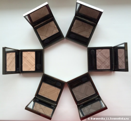 Эта клетка сводит меня с ума... Burberry Sheer Eyeshadow Eye Enhancer №.03 Porcelain, №.06 Almond, №.07 Taupe Brown, №.09 Rosewood, №.21 Midnight Brown, №.22 Pale Barley