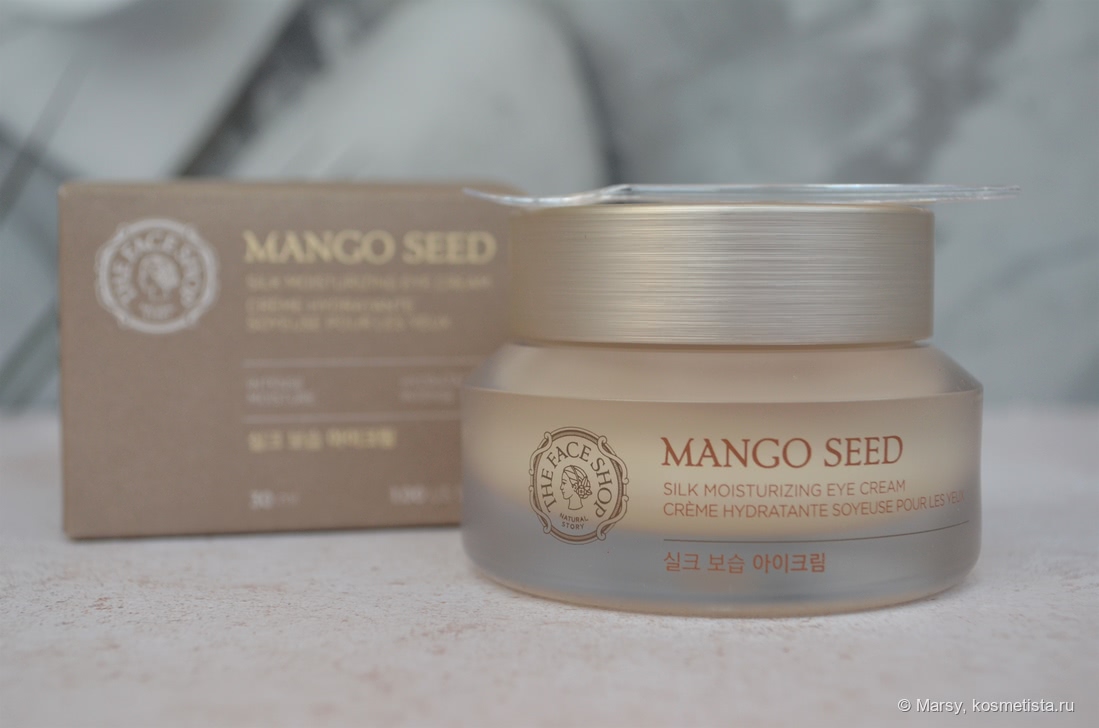 The Face Shop Mango seed silk moisturizing eye cream