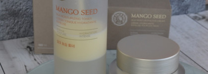 Два любимых идеальных продукта The Face Shop Mango Seed Silk Moisturizing Eye Cream и Silk Moisturizing Toner