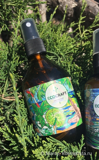 Ecocraft cosmetics тоник и сыворотка для жирной кожи