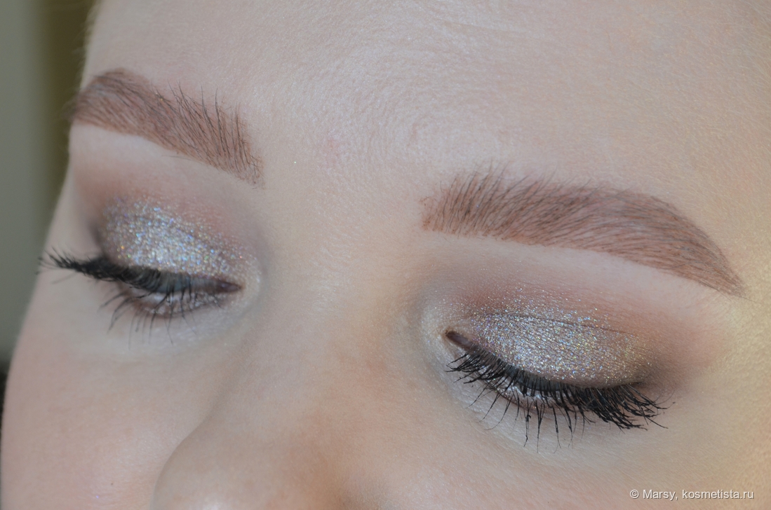 Glam Shop‎ eyeshadow turbo pigment # nude holo в тени