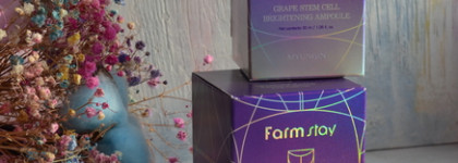 Немного вина не помешает - Farm Stay Grape Stem Cell Wrinkle Repair Eye Cream и Whitening Ampoule