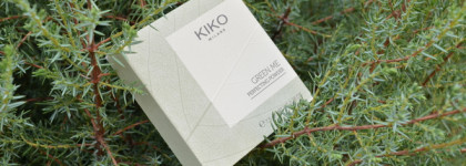 Совершенствующая и закрепляющая компактная пудра для жирной кожи Kiko Milano Green Me Perfecting Powder Edition 2023 Collection