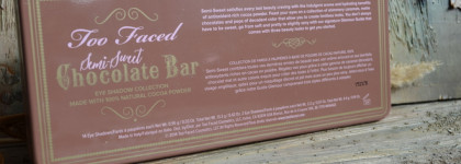 Палетка - мечта Too Faced Chocolate Bar Semi - Sweet Eye Shadow