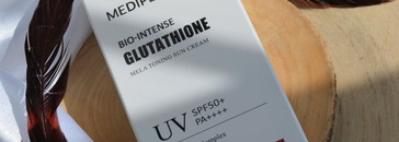 Санскрин с глутатионом Medi-Peel Bio-Intense Glutathione Mela Toning Sun Cream Spf50+ PA++++