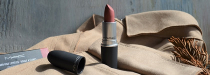 Пудрово - матовая помада MAC Powder Kiss Lipstick - Brickthrough
