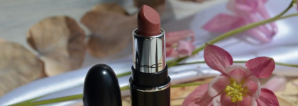 MAC Macximal Sleek Satin Lipstick - Crème In Your Coffee - беспроблемная осенняя