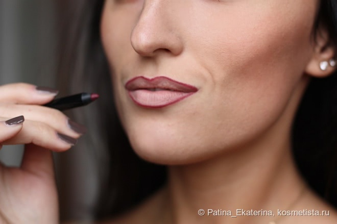 Карандаш для губ - Lancome Lip Contour Pro 105 & Помада Lancome L' Absolu Rouge 253 Miracle