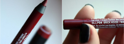 Nyx Slide On Lip Pencil Brick House & Nyx Full Throttle Lipstick Sandman