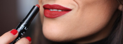 Nyx Slide On Lip Pencil Brick House & Nyx Full Throttle Lipstick Sandman