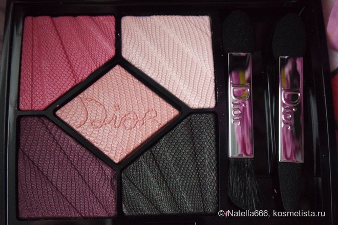 Тени для век Dior 5 Couleurs Glow Addict №667 Flirt - Весна 2018