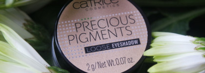 Catrice Precious Pigments №010 Moondust & Liquid Gel Cushion Eye Liner Ultra black №010 The Black Sheep