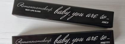 Два новых оттенка для губ Romanovamakeup Sexy Lips Gloss