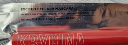 Горячая новинка от знаменитого визажиста - моделирующая тушь для ресниц Krygina Excited Eyelash Mascara black