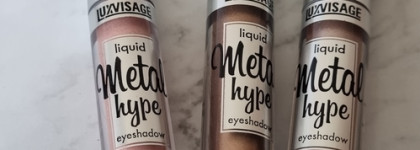 Жидкие тени на каждый день - Luxvisage Metal Hype liquid Eyeshadow в оттенках 06, 08, 09