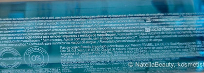 Vichy Purete Thermale Locion Tonica Совершествующий тоник для чувствительной кожи